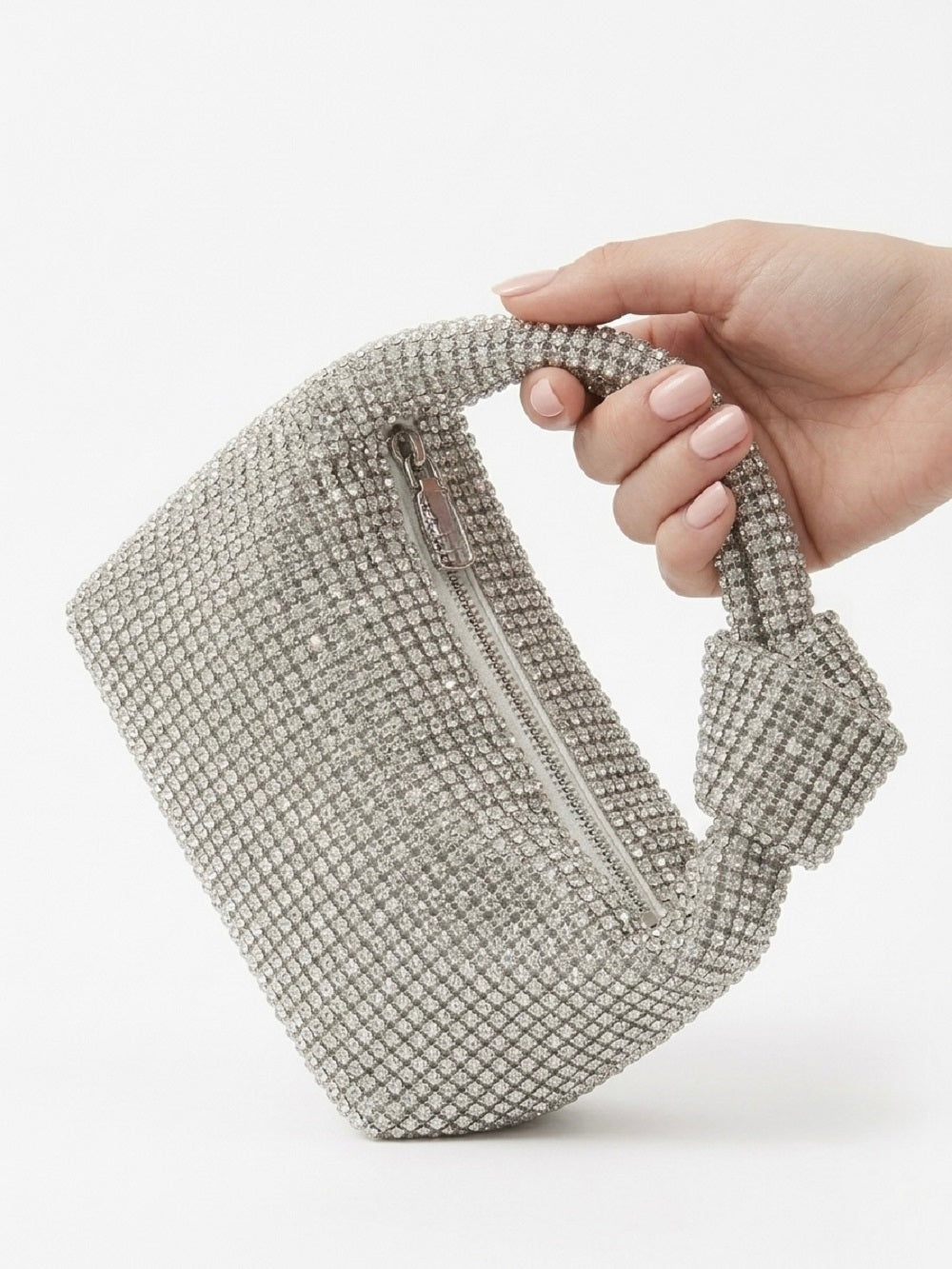 Crystal Rhinestone Knotted Bag