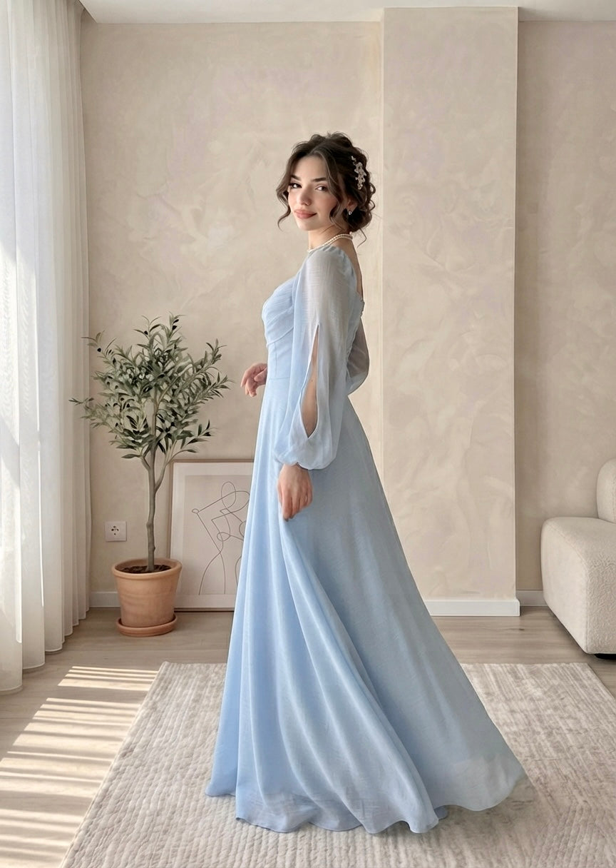 Soft Petal Gown
