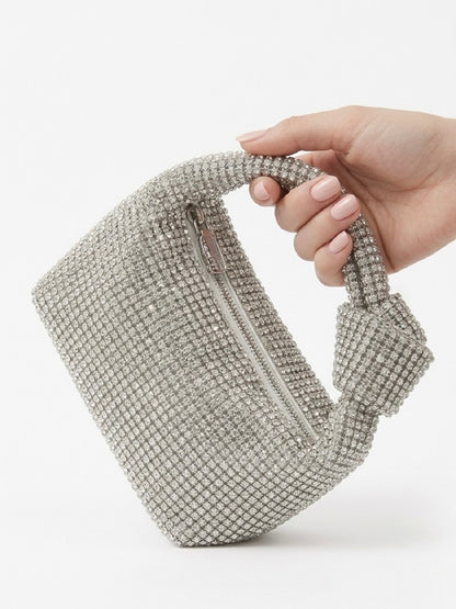 Crystal Rhinestone Knotted Bag