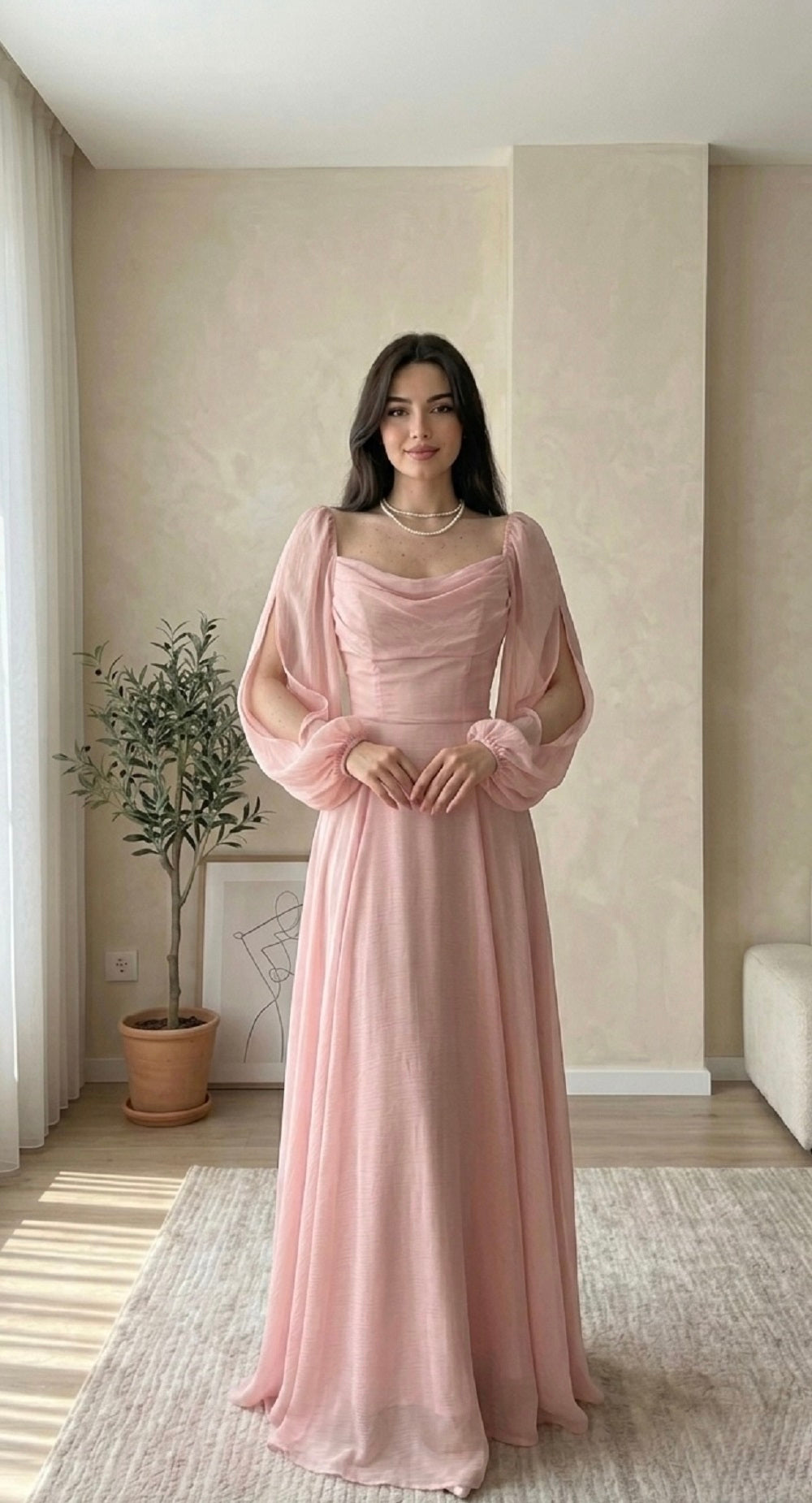 Soft Petal Gown