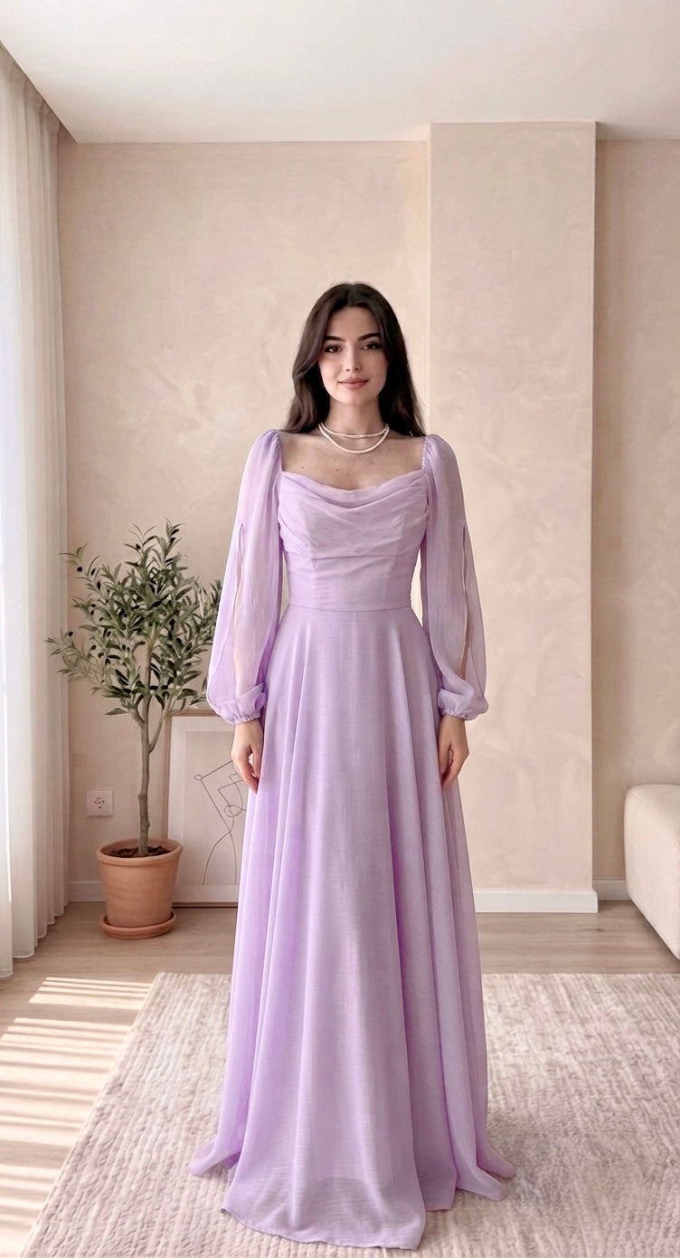 Soft Petal Gown