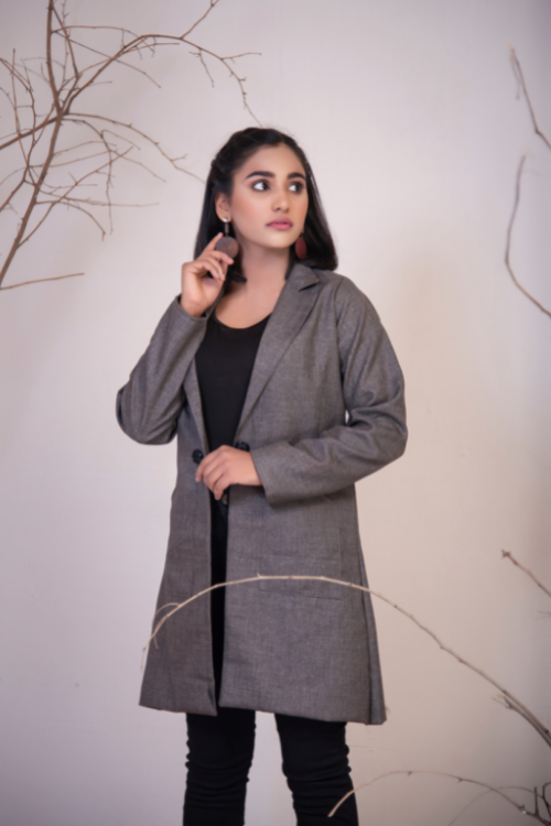 GREY VICTORIA COAT