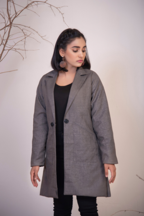 GREY VICTORIA COAT
