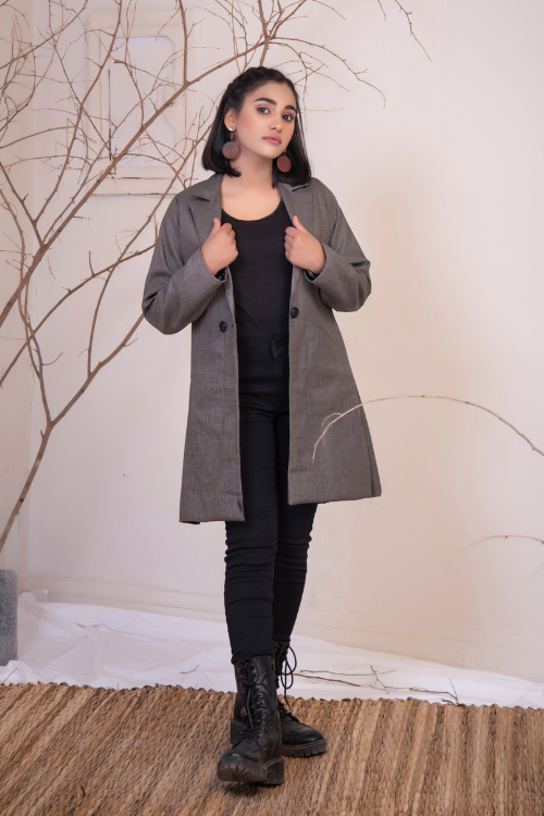 GREY VICTORIA COAT