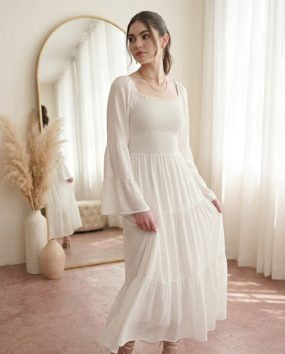 Willow Smocked Maxi