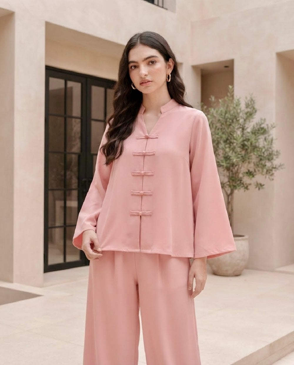 Mandarin Co-Ord Set