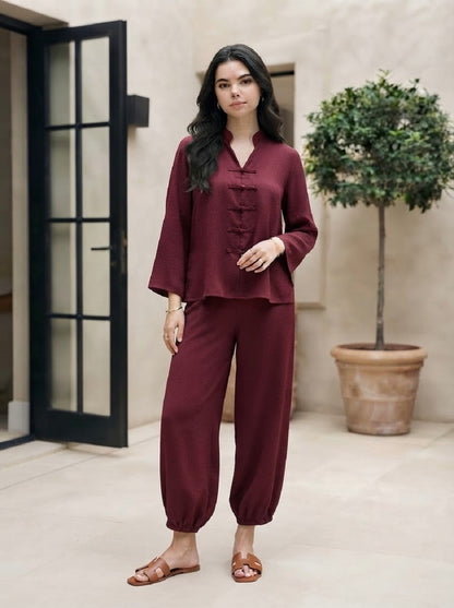 Mandarin Co-Ord Set
