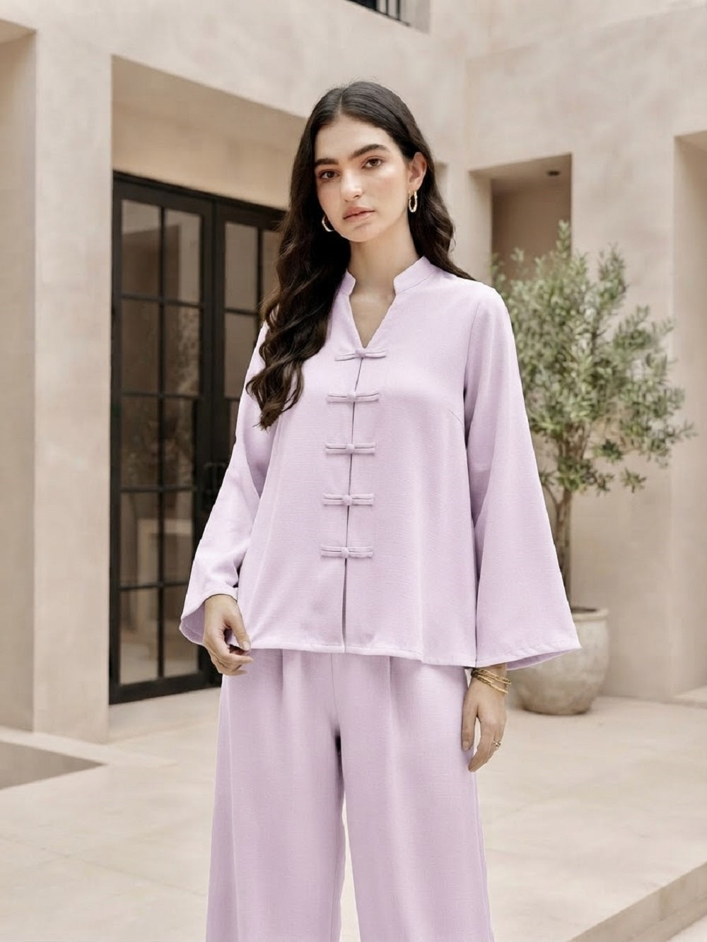 Mandarin Co-Ord Set