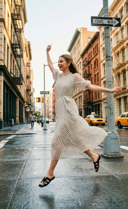 Sienna Polka Dot