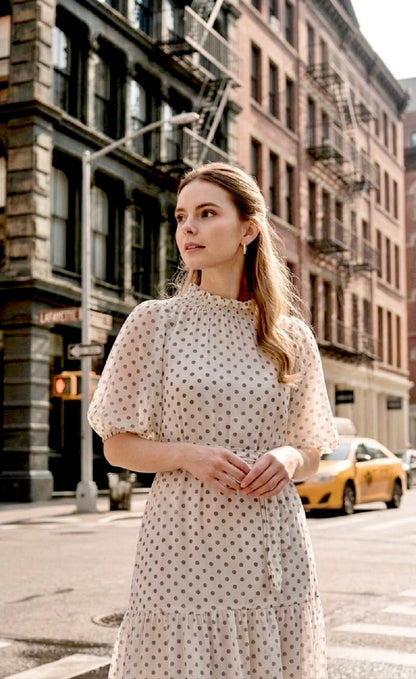 Sienna Polka Dot