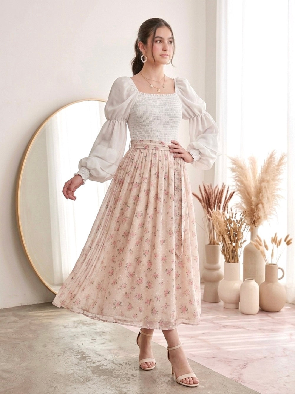 Camille Floral Dress