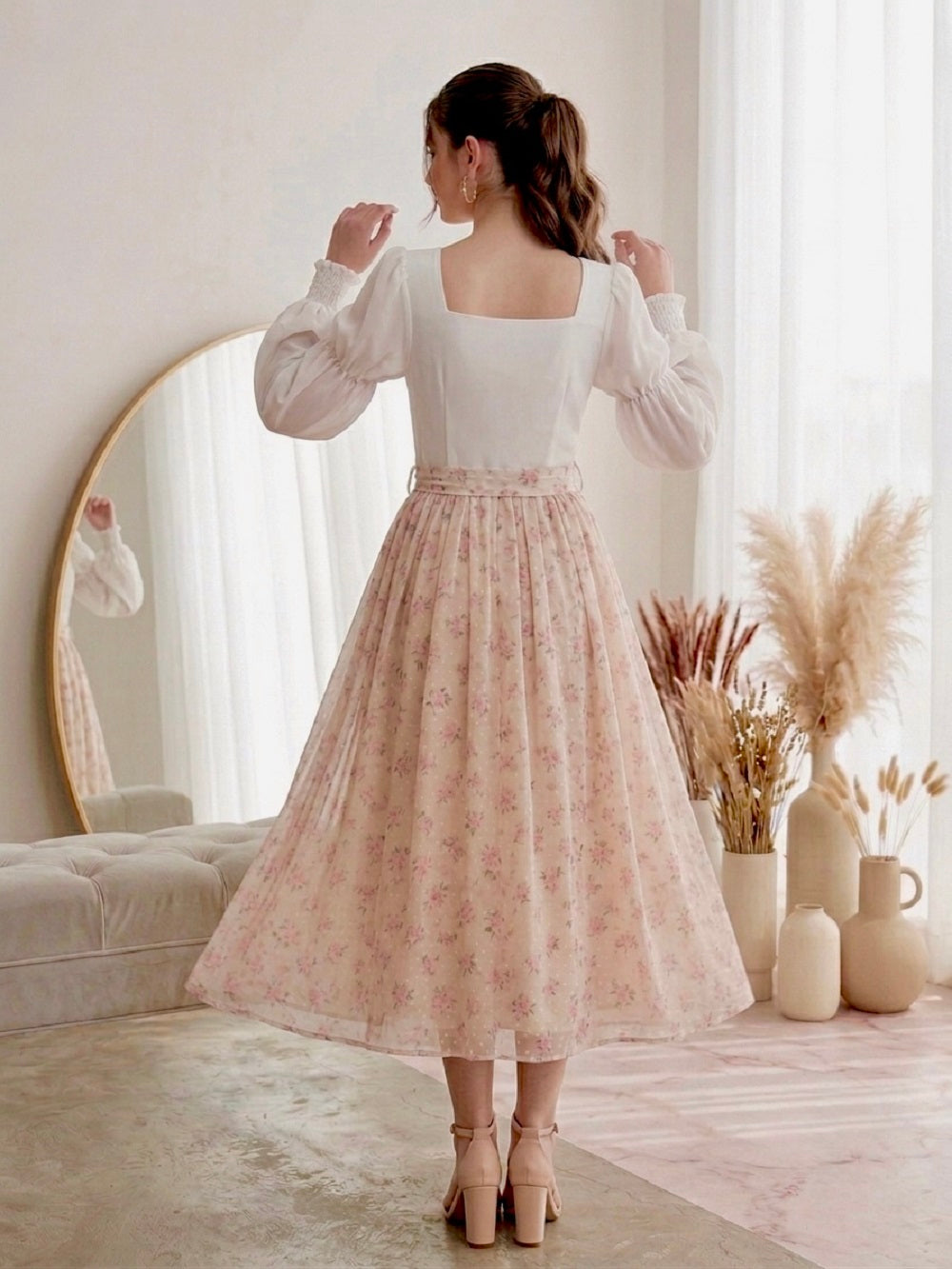 Camille Floral Dress