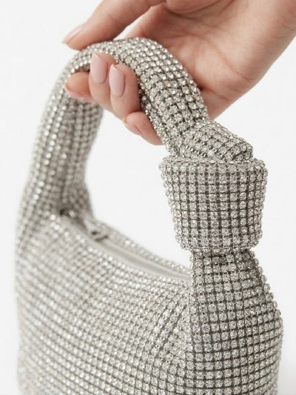 Crystal Rhinestone Knotted Bag