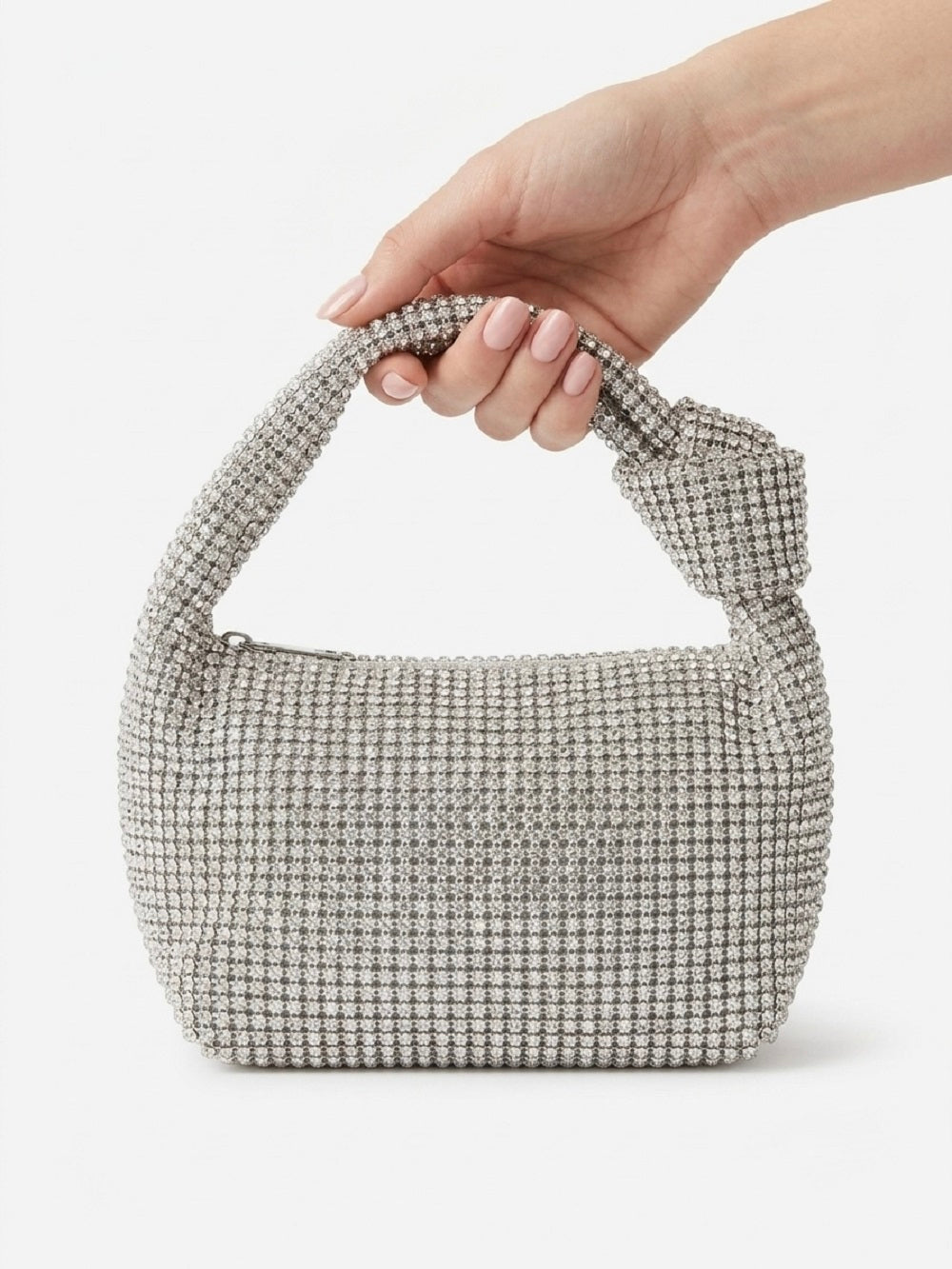 Crystal Rhinestone Knotted Bag